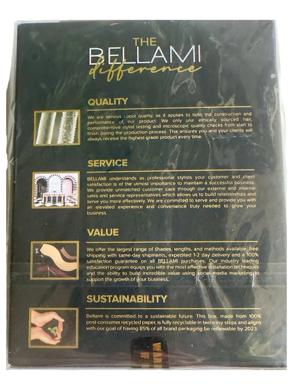 BELLAMI PROFESSIONAL Tape-In Hair Extensions Factory Sealed 18”  Color Chestnut